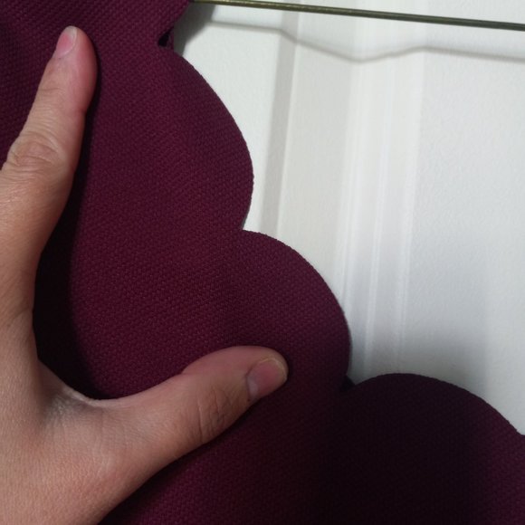 Maroon Maternity Cocktail Dress - Picture 2 of 2